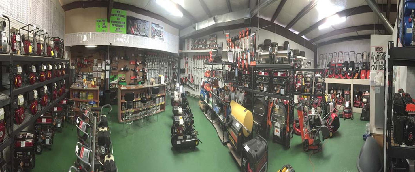 Large selection of new or used equipment!